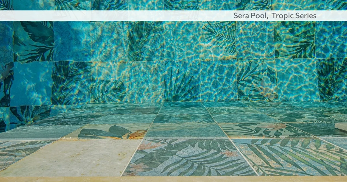 Керамогранит для бассейна Serapool Tropic Series 33&times;33 см