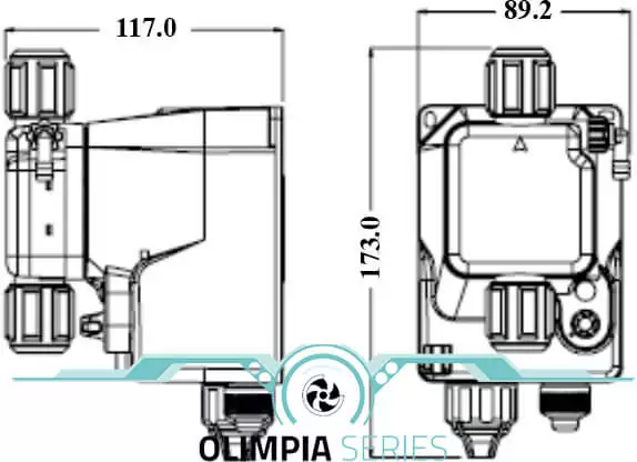 Injecta OLIMPIA OL/LN 0.2 л/год насос дозатор для басейну