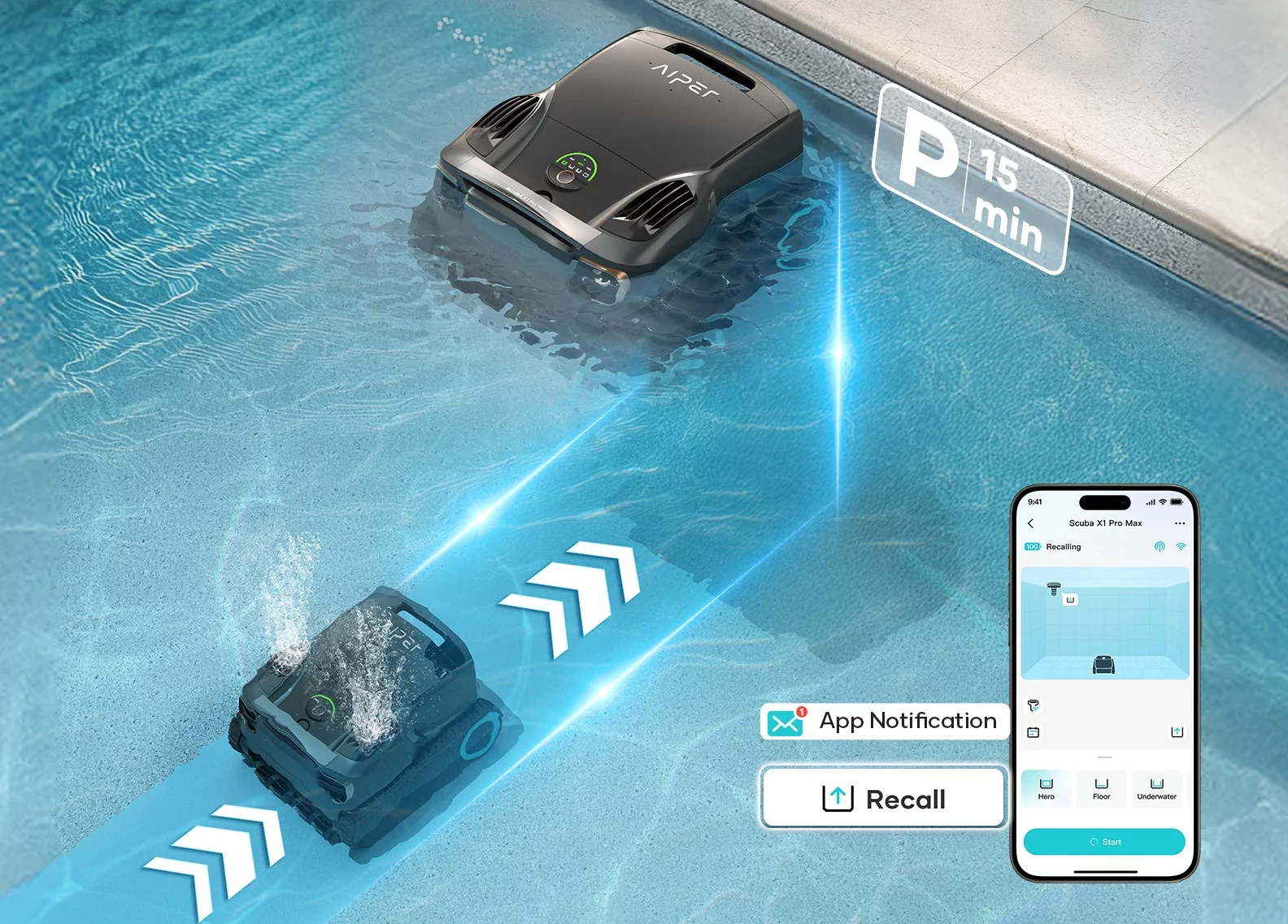 Aiper Scuba Pro MAX - парковка Aiper Scuba Pro MAX - парковка