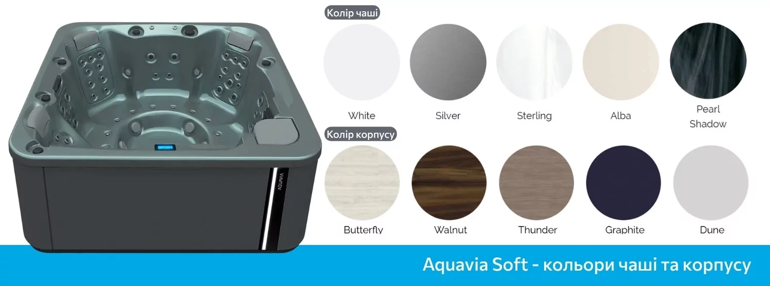 Aquavia Soft, цвета чаши и корпуса