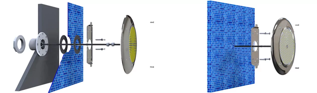 Aquaviva AISI 316 HT201S 252LED 18 Вт RGB светодиодный прожектор для бассейна стальной
