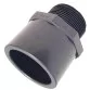 Муфта ПВХ клеевая с наружной резьбой д.25-32х1