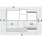 Effast муфта ПВХ перехідна з нар. різьбленням 20x25x3 / 4 