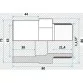 Effast муфта ПВХ перехідна з нар. різьбленням 63x75x1-1 / 2 