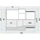 Effast муфта ПВХ переходная с нар. резьбой 90x110x2-1/2