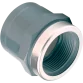 Effast муфта ПВХ перехідна з металевим кільцем внутр. різьблення 16x3 / 8 