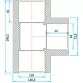 ERA тройник 90° редукционный PVC d110x63 - Фото №2