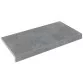 Aquaviva Granito Gray бортовая плитка Г-образная 595x345x50(20) мм