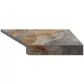 Aquaviva Ardesia Loft угловой элемент бортовой плитки Г-образный 595x345x50(20) правый 45°