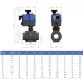 Кран кульовий з d50 мм електроприводом PTFE / EPDM EFFAST (BDREBK1YA0500) - Фото №2