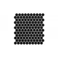 Serapool Miele Black фарфоровая мозаика для бассейна на сетке