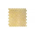 Serapool Hexagon Gold порцеляновий мозаїка для басейну на сітці