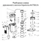 Насос AquaViva AV750CA 12 м3/год, 0,75 кВт, 230 В дренажний для чистої води, з поплавком - Фото №2