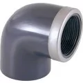Coraplax коліно ПВХ 90 ° з внутр. різьбленням 50 мм 1-1/2