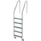 Flexinox Standard AISI-316 сходи для басейну 5 сходинок для широкого борту