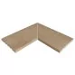 Rosa Gres Alma Pure 245 EC угол керамогранитной переливной решетки для бассейна 245 СМ, 62,6 x 62,6 x 2,2 см