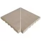 Rosa Gres Stela White 245 EF кут керамогранітних переливних грат для басейну 245 FL, 26,6 x 26,6 x 2,2 см