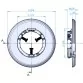 AstralPool Anthracite Grey Flexi V1 White светодиодный прожектор для бассейна 16W, накладка антрацит, свет белый Фото №6