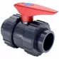 Hidroten ПВХ кран кульовий d75 мм