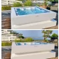 AQUAVIA Exclusive Line Cube Ergo гидромассажная ванна 231 x 231 x 78 см, 5 места - Фото №4