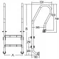 Emaux Mixta NSF415-SR AISI-316 сходи для басейну 4 ступені - Фото №2
