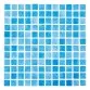 AquaMo Sky Blue скляна мозаїка для басейну на сітці - Фото №4