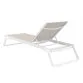 Aquajoy Tropic шезлонг білий із сіро-коричневим - Фото №4