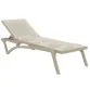 Aquajoy Pacific шезлонг серо-коричневый