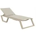 Aquajoy Rio PRO шезлонг серо-коричневый