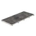 Serapool Pool Garden Anthracite Monoblock Hidden керамогранитная переливная решетка для бассейна, 65 x 24.5 см