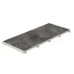 Serapool Pool Garden Anthracite Monoblock Hidden керамогранитная переливная решетка для бассейна, 65 x 24.5 см