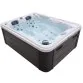 Aquajoy Bali 210*160 см гидромассажная ванна, чаша серебрянно-белый мрамор 