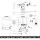 Emaux FSP300 89030205 дюзовая коробка с трубой для фильтров - Фото №3