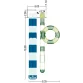 Комбинированная аква-зона с водными горками Body Slide и Multislide с желобом торможения  - Фото №2