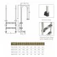 Emaux Muro NMU315-SR сходи для басейну 3 сходинки - Фото №2