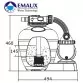 Emaux FSU-4TP 4 м3/час, 0,25 кВт фильтрационная установка с встроенным таймером - Фото №7