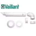 Vaillant 60/100 PP коаксіальний димохід для конденсаційних котлів, горизонтальний