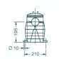 Kripsol CK 33 8 м3/год, 0,45 кВт, 230 В насос для басейну - Фото №2