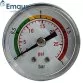 Манометр шестипозиционного крана Emaux 06011029 в стальном корпусе
