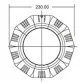 Emaux UL-TP100 75Вт подводный галогенный прожектор для бассейна  - Фото №4