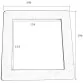 Лицевая рамка для скиммера EMAUX Standard EM0010 01051049 - Фото №2