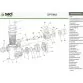 Saci Optima 50M 10 м3/час, 0,33 кВт, 230 В насос для бассейна - Фото №5