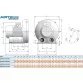 Airtech ASC0070 0,25 кВт 70 м3/ч 220 В компрессор/бловер для аэромассажа в бассейне - Фото №2