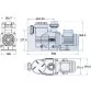 Waterco Supastream 150 - 24,9 м3/час, 1,09 кВт, 230 В насос для бассейна - Фото №3