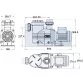 Waterco Supastream 125Т - 23,4 м3/час, 0,83 кВт, 400 В насос для бассейна - Фото №3