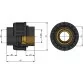 EFFAST муфта розбірна перехідна з внутрішнім різьбленням PVC-U d40x1-1/4