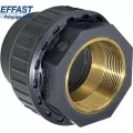 EFFAST муфта розбірна перехідна з внутрішнім різьбленням PVC-U d63x2
