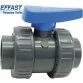 HР EFFAST BDRBVD0500 кран кульовий PVC-U d50 - Фото №2