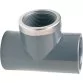 EFFAST трійник 90° різьбовий з металевим кільцем PVC-U d40х1-1/4