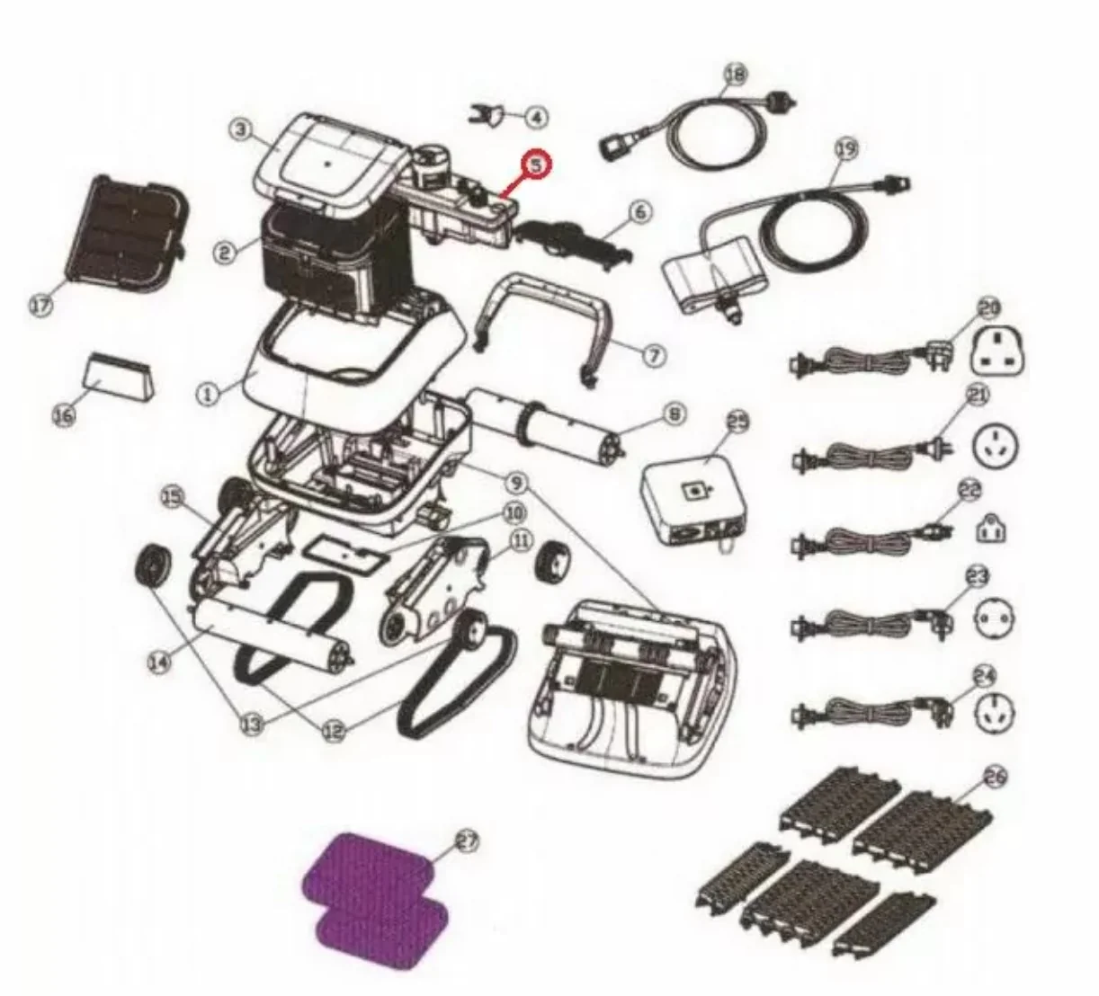 Деталірування запчастин Aquaviva Black Pearl